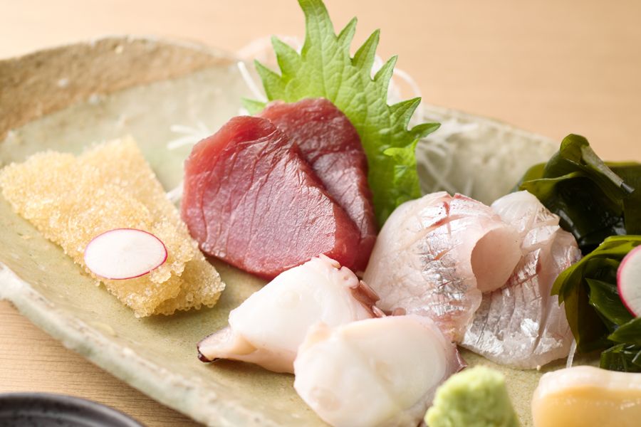 刺身の盛り合わせ