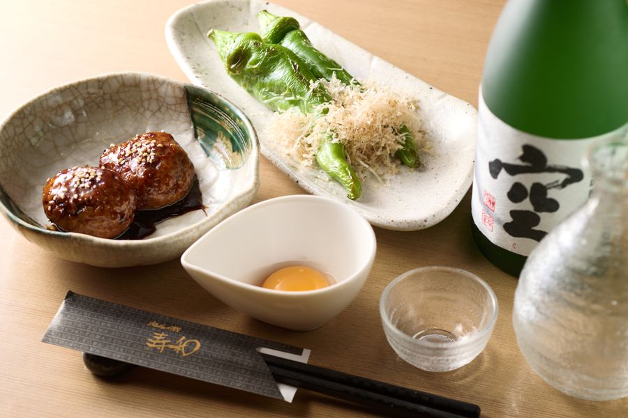 肉料理と日本酒
